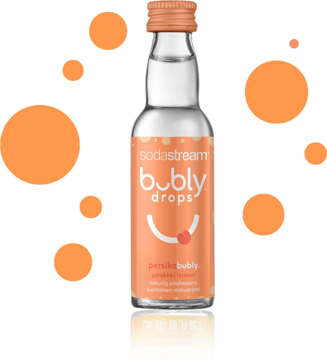 SodaStream Bubly Drops med smak av persika i gruppen HJEM, HUS & HAVE / Husholdningsapparater / Vand & Juice / Kulsyremaskiner / Smag hos TP E-commerce Nordic AB (38-99586)