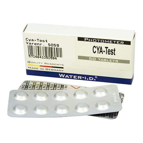 Pool Lab Refill CYA-Test, 50 tabletter i gruppen HJEM, HUS & HAVE / Have og gårdhave / Pool & Tilbehør / Kemi til pools hos TP E-commerce Nordic AB (38-99687)