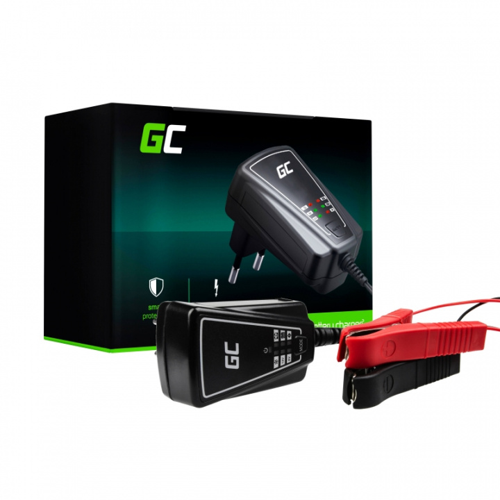 Green Cell Universaloplader AGM 12W, 6/12V-1A i gruppen BIL / Start kabler og tilbehør hos TP E-commerce Nordic AB (38-99801)