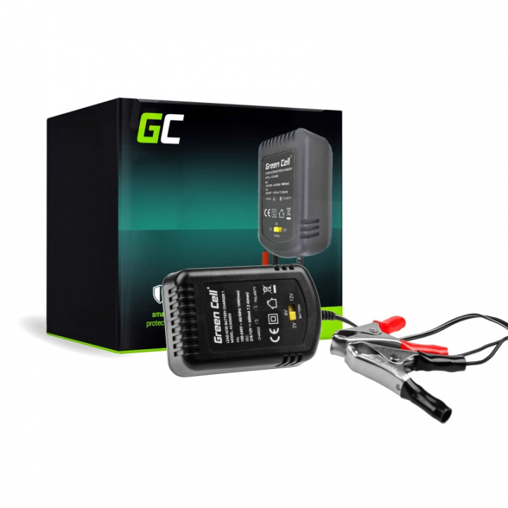 Green Cell Universal batterilader AGM 2V/6V/12V i gruppen BIL / Start kabler og tilbehør hos TP E-commerce Nordic AB (38-99802)