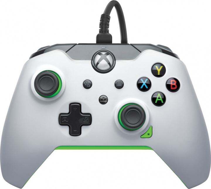 PDP Rematch Trådad kontroll för Xbox & Windows, Neon Vit i gruppen HJEMMEELEKTRONIK / Spilkonsoller og tilbehør / Xbox One / Tilbehør hos TP E-commerce Nordic AB (38-99853)