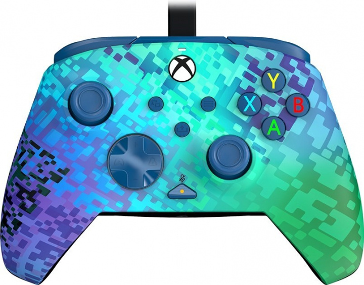 PDP Rematch Trådad kontroll för Xbox & Windows, Glitch Green i gruppen HJEMMEELEKTRONIK / Spilkonsoller og tilbehør / Xbox One / Tilbehør hos TP E-commerce Nordic AB (38-99855)