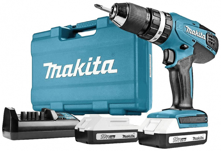 Makita HP457DWE10 Borrskruvdragare i gruppen HJEM, HUS & HAVE / Værktøj / Boremaskiner hos TP E-commerce Nordic AB (38-99924)