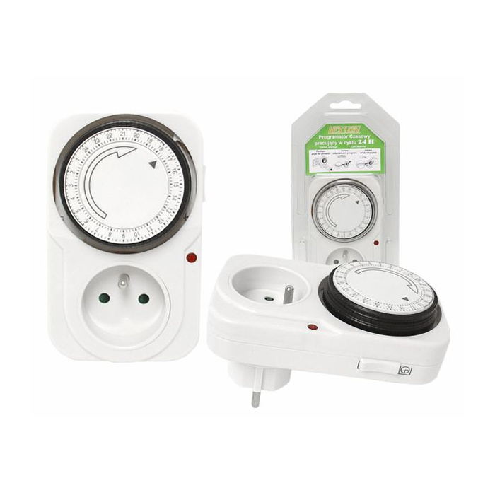 Analog timer, 24 timer, 16A i gruppen HJEM, HUS & HAVE / Elektricitet & Belysning / Timer hos TP E-commerce Nordic AB (38-99928)