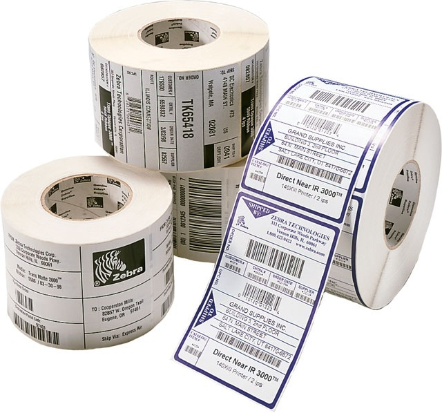 Zebra Z-Perform 1000T, Borttagbar, 51x25 mm 31080 etiketter (6 rullar x 5180) (8 i gruppen COMPUTERTILBEHØR / Printere og tilbehør / Printere / Labelmaskiner og tilbehør / Etiketter hos TP E-commerce Nordic AB (89-600181)