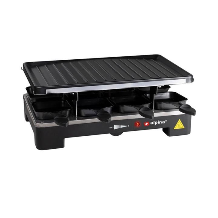 Alpina Raclette Grill 1200-1400W i gruppen HJEM, HUS & HAVE / Have og gårdhave / Grill og Grill Tilbehør hos TP E-commerce Nordic AB (A00023)