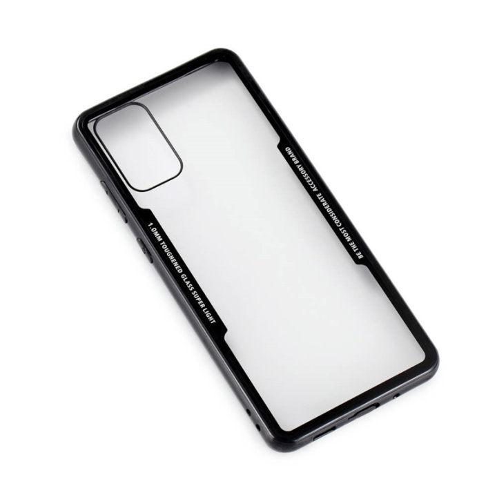 Gear Mobilskal med Tempererat Glas Svart Samsung S20 Plus i gruppen SMARTPHONES & TABLETS / Mobil Beskyttelse / Samsung hos TP E-commerce Nordic AB (A00098)