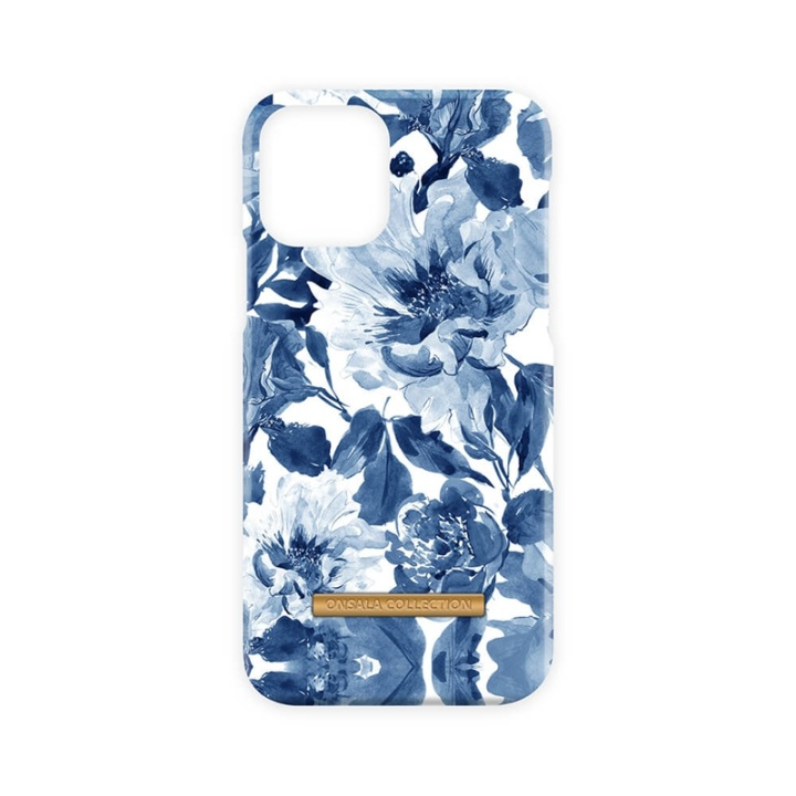 ONSALA COLLECTION Mobil Cover Soft Indigo Peony iPhone 11 PRO i gruppen SMARTPHONES & TABLETS / Mobil Beskyttelse / Apple / iPhone 11 Pro / Cover hos TP E-commerce Nordic AB (A00239)