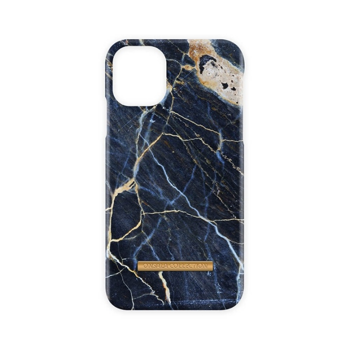 ONSALA COLLECTION Mobil Cover Soft Black Galaxy Marble iPhone 11 i gruppen SMARTPHONES & TABLETS / Mobil Beskyttelse / Apple / iPhone 11 / Cover hos TP E-commerce Nordic AB (A00243)