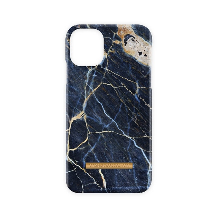 Onsala COLLECTION Mobilskal Soft Black Galaxy Marble iPhone 11 i gruppen SMARTPHONES & TABLETS / Mobil Beskyttelse / Apple / iPhone 11 / Cover hos TP E-commerce Nordic AB (A00243)
