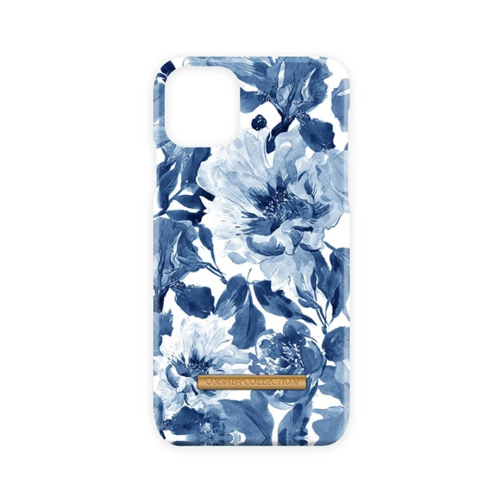 ONSALA COLLECTION Mobil Cover Soft Indigo Peony iPhone 11 PRO MAX i gruppen SMARTPHONES & TABLETS / Mobil Beskyttelse / Apple / iPhone 11 Pro Max / Cover hos TP E-commerce Nordic AB (A00251)