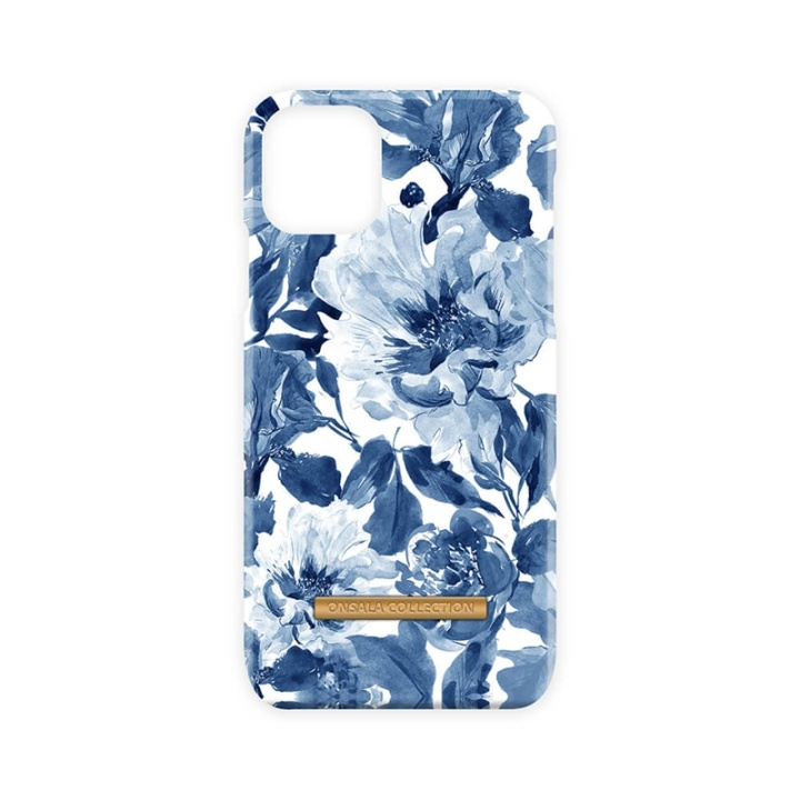 Onsala COLLECTION Mobilskal Soft Indigo Peony iPhone 11 Pro Max i gruppen SMARTPHONES & TABLETS / Mobil Beskyttelse / Apple / iPhone 11 Pro Max / Cover hos TP E-commerce Nordic AB (A00251)