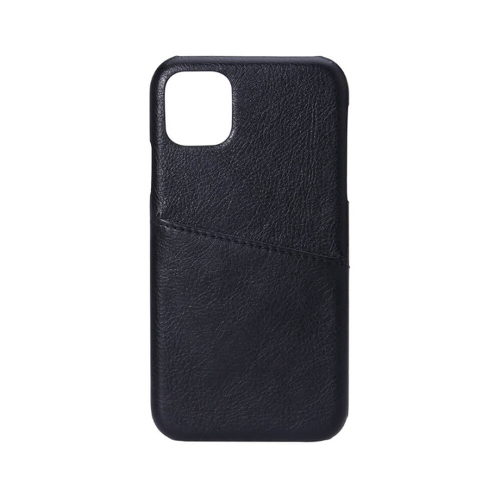 ONSALA Mobilcover med Kortrum iPhone 11 Sort i gruppen SMARTPHONES & TABLETS / Mobil Beskyttelse / Apple / iPhone 11 / Cover hos TP E-commerce Nordic AB (A00254)