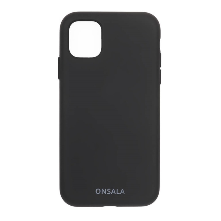 Onsala Mobilcover Silikone Black - iPhone 11 / XR i gruppen SMARTPHONES & TABLETS / Mobil Beskyttelse / Apple / iPhone 11 / Cover hos TP E-commerce Nordic AB (A00272)