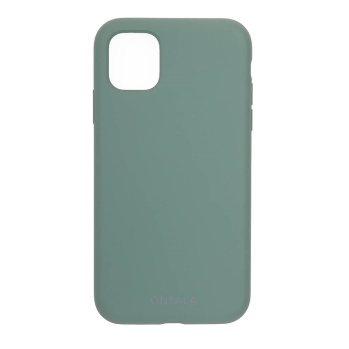 Onsala Mobilcover Silikone Pine Green - iPhone 11 Pro i gruppen SMARTPHONES & TABLETS / Mobil Beskyttelse / Apple / iPhone 11 Pro / Cover hos TP E-commerce Nordic AB (A00279)