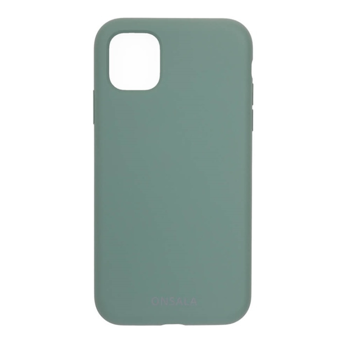ONSALA Mobilcover Silikone Pine Green - iPhone 11 Pro Max i gruppen SMARTPHONES & TABLETS / Mobil Beskyttelse / Apple / iPhone 11 Pro Max / Cover hos TP E-commerce Nordic AB (A00283)