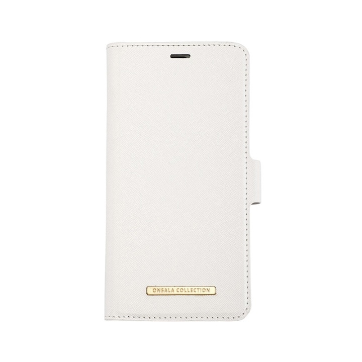 Onsala COLLECTION Wallet Saffiano White iPhone 11 PRO MAX i gruppen SMARTPHONES & TABLETS / Mobil Beskyttelse / Apple / iPhone 11 Pro Max / Cover hos TP E-commerce Nordic AB (A00303)