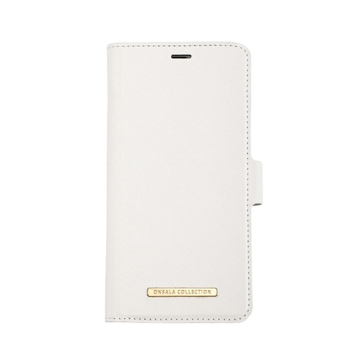 Onsala COLLECTION Mobilfodral Saffiano White iPhone 11 Pro Max i gruppen SMARTPHONES & TABLETS / Mobil Beskyttelse / Apple / iPhone 11 Pro Max / Cover hos TP E-commerce Nordic AB (A00303)