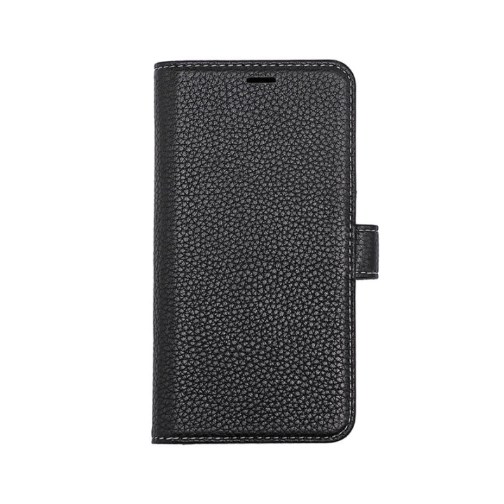 ONSALA COLLECTION Wallet Læder Sort iPhone 11 PRO i gruppen SMARTPHONES & TABLETS / Mobil Beskyttelse / Apple / iPhone 11 Pro / Cover hos TP E-commerce Nordic AB (A00314)