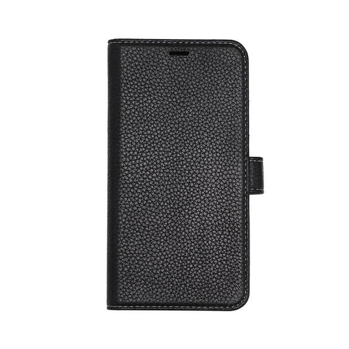 ONSALA COLLECTION Wallet Læder Sort iPhone 11 i gruppen SMARTPHONES & TABLETS / Mobil Beskyttelse / Apple / iPhone 11 / Cover hos TP E-commerce Nordic AB (A00316)