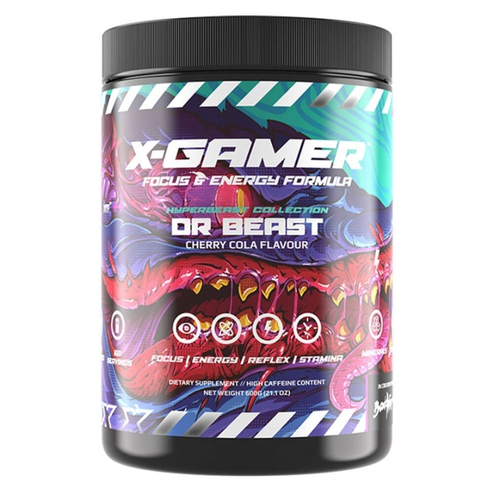 X-GAMER X-Tubz Dr Beast 600g i gruppen COMPUTERTILBEHØR / GAMING / Energidrikke for gamere hos TP E-commerce Nordic AB (A00408)