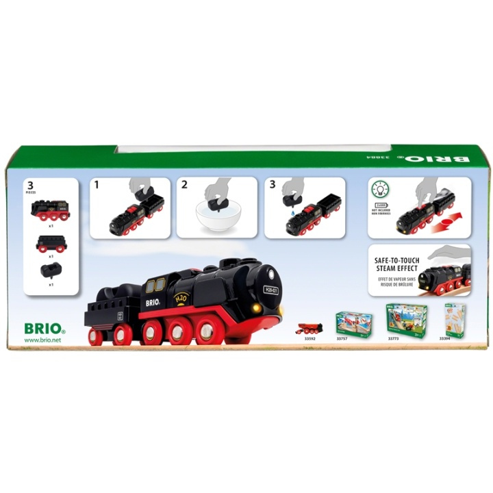 Brio 33884 Battery-Operated Steamin i gruppen LEGETØJ, BØRN & BABY / Legetøj / Bygge legesager / Brio togbaner hos TP E-commerce Nordic AB (A00587)