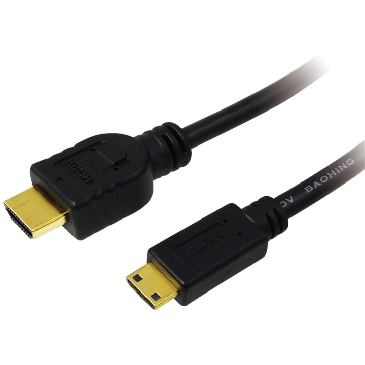 LogiLink HDMI - Mini-HDMI-kabel 4K 1,5m i gruppen HJEMMEELEKTRONIK / Kabler og adaptere / HDMI / Kabler hos TP E-commerce Nordic AB (A00853)