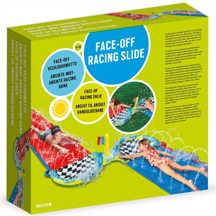 Spring Summer Face-Off Racing Slide i gruppen LEGETØJ, BØRN & BABY / Udeleg & Sport / Have legetøj hos TP E-commerce Nordic AB (A01043)