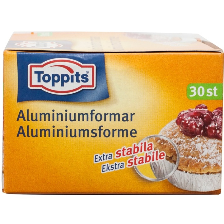 Toppits Bakformar Aluminium 30st i gruppen HJEM, HUS & HAVE / Køkkenredskaber / Bagetilbehør hos TP E-commerce Nordic AB (A01100)