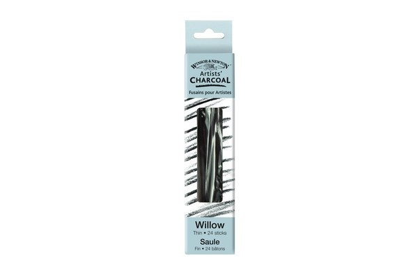 WINSOR Willow charcoal tunn 24S i gruppen SPORT, FRITID & HOBBY / Hobby / Mal & Tegn / Kuglepenne, Farveblyanter & Tuschpenne hos TP E-commerce Nordic AB (A01204)