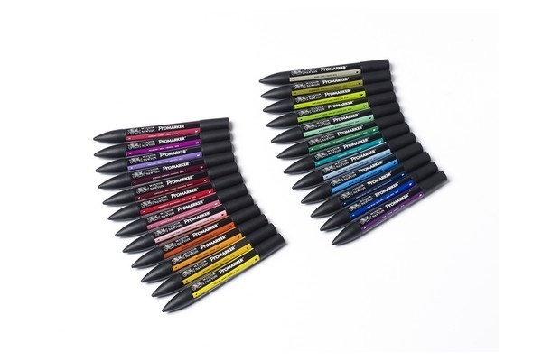 WINSOR Promarker 24 student wallet set i gruppen SPORT, FRITID & HOBBY / Hobby / Mal & Tegn / Kuglepenne, Farveblyanter & Tuschpenne hos TP E-commerce Nordic AB (A01218)