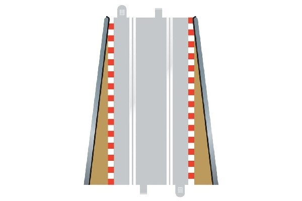 SCALEXTRIC Borders & Barriers - Lead-in/out (for C8205) i gruppen LEGETØJ, BØRN & BABY / Radiostyrede / Bilbaner / Tilbehør hos TP E-commerce Nordic AB (A01363)