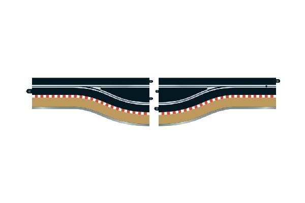SCALEXTRIC Pit Lane - Left Hand (2) i gruppen LEGETØJ, BØRN & BABY / Radiostyrede / Bilbaner / Skinner hos TP E-commerce Nordic AB (A01376)