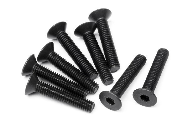 HPI Flat Head Screw M3X16Mm (Hex Socket/8Pcs) i gruppen LEGETØJ, BØRN & BABY / Radiostyrede / Reservedele & Ekstra Tilbehør / HPI / Skruer / Befæstning / Skruer hos TP E-commerce Nordic AB (A01539)