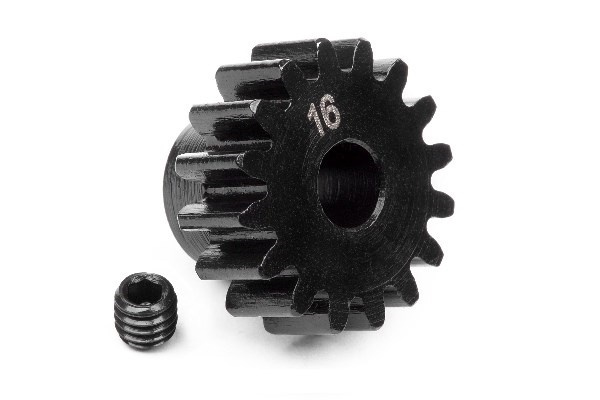 HPI Pinion Gear 16 Tooth (1M/5Mm Shaft) i gruppen LEGETØJ, BØRN & BABY / Radiostyrede / Reservedele & Ekstra Tilbehør / HPI / Standard dele & Tuning / Pinions hos TP E-commerce Nordic AB (A01580)