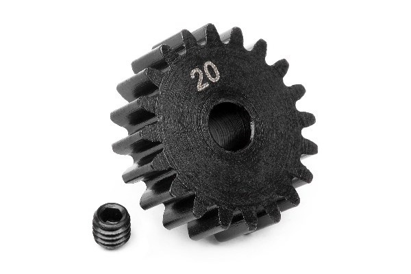 HPI Pinion Gear 20 Tooth (1M/5mm Shaft)) i gruppen LEGETØJ, BØRN & BABY / Radiostyrede / Reservedele & Ekstra Tilbehør / HPI / Standard dele & Tuning / Pinions hos TP E-commerce Nordic AB (A01581)