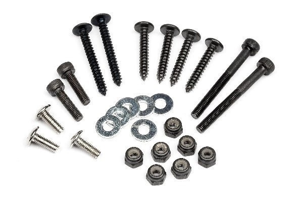 HPI Rear Brace Screws i gruppen LEGETØJ, BØRN & BABY / Radiostyrede / Reservedele & Ekstra Tilbehør / HPI / Skruer / Befæstning / Diverse hos TP E-commerce Nordic AB (A01696)