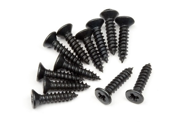 HPI Tp. Flat Head Screw M2.6X12Mm (12Pcs) i gruppen LEGETØJ, BØRN & BABY / Radiostyrede / Reservedele & Ekstra Tilbehør / HPI / Skruer / Befæstning / Skruer hos TP E-commerce Nordic AB (A01776)