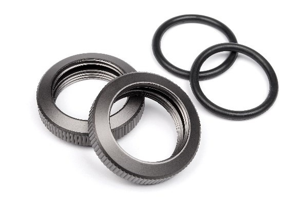 HPI Shock Adjuster Nut 20Mm (Gunmetal/2Pcs) i gruppen LEGETØJ, BØRN & BABY / Radiostyrede / Reservedele & Ekstra Tilbehør / HPI / Reservedele & Tuning / Støddæmpere hos TP E-commerce Nordic AB (A01980)