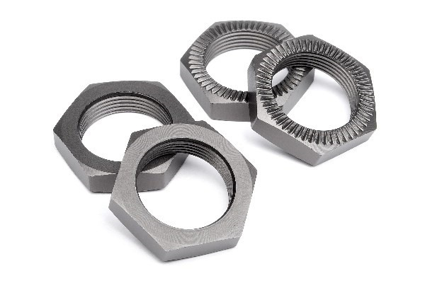 HPI Wheel Nut 24Mm (Gunmetal/4Pcs) i gruppen LEGETØJ, BØRN & BABY / Radiostyrede / Reservedele & Ekstra Tilbehør / HPI / Reservedele & Tuning / Drivliner hos TP E-commerce Nordic AB (A02001)