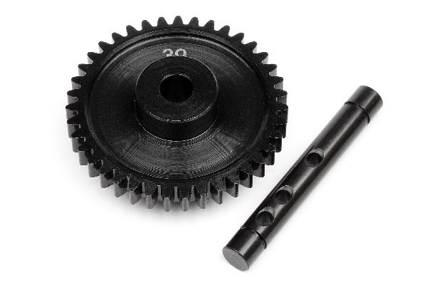 HPI High Speed Idler Gear 39T / Shaft Set i gruppen LEGETØJ, BØRN & BABY / Radiostyrede / Reservedele & Ekstra Tilbehør / HPI / Reservedele & Tuning / Drivliner hos TP E-commerce Nordic AB (A02002)