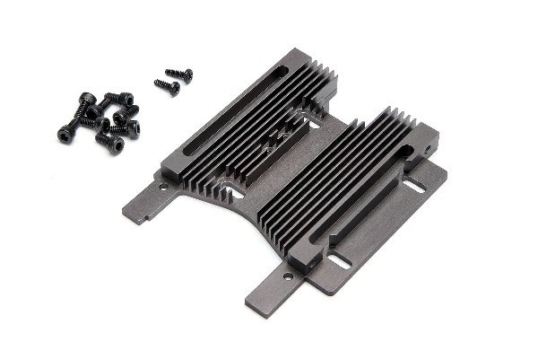 HPI Hd Heatsink Motor Plate 10Mm (7075S/Gray) i gruppen LEGETØJ, BØRN & BABY / Radiostyrede / Reservedele & Ekstra Tilbehør / HPI / Reservedele & Tuning / Kabinet dele hos TP E-commerce Nordic AB (A02004)