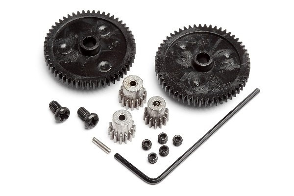 HPI Spur Gear Set (2Pcs)/Pinion Gear Set (3Pcs) i gruppen LEGETØJ, BØRN & BABY / Radiostyrede / Reservedele & Ekstra Tilbehør / HPI / Reservedele & Tuning / Drev hos TP E-commerce Nordic AB (A02182)