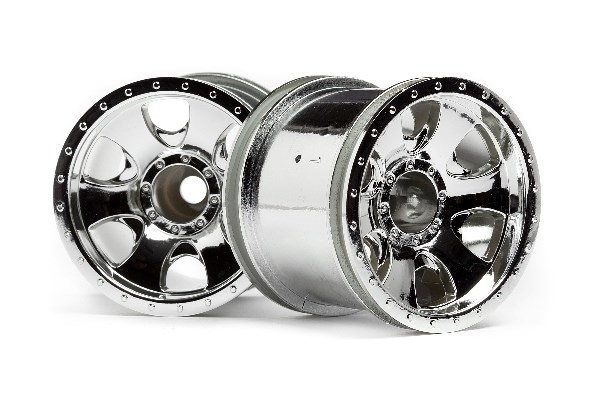 HPI Warlock Wheel Chrome (2.2In/2Pcs) i gruppen LEGETØJ, BØRN & BABY / Radiostyrede / Reservedele & Ekstra Tilbehør / HPI / Fælge / Offroad hos TP E-commerce Nordic AB (A02265)