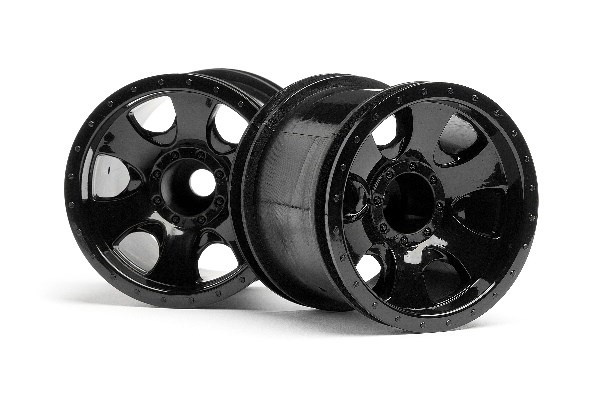 HPI Warlock Wheel Black (2.2In/2Pcs) i gruppen LEGETØJ, BØRN & BABY / Radiostyrede / Reservedele & Ekstra Tilbehør / HPI / Fælge / Offroad hos TP E-commerce Nordic AB (A02266)