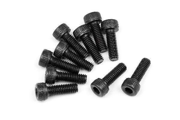 Skruer med hoved M2.5X8Mm (10 stk.) i gruppen LEGETØJ, BØRN & BABY / Radiostyrede / Reservedele & Ekstra Tilbehør / HPI / Skruer / Befæstning / Skruer hos TP E-commerce Nordic AB (A02360)