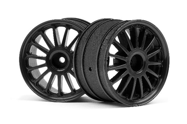 HPI WR8 Tarmac Wheel Black (2.2inch57X35Mm/2Pcs) i gruppen LEGETØJ, BØRN & BABY / Radiostyrede / Reservedele & Ekstra Tilbehør / HPI / Fælge / Offroad hos TP E-commerce Nordic AB (A02381)