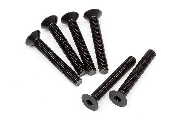 HPI Flat Head Screw M5x35mm (Hex Socket/6pcs) i gruppen LEGETØJ, BØRN & BABY / Radiostyrede / Reservedele & Ekstra Tilbehør / HPI / Skruer / Befæstning / Skruer hos TP E-commerce Nordic AB (A02440)