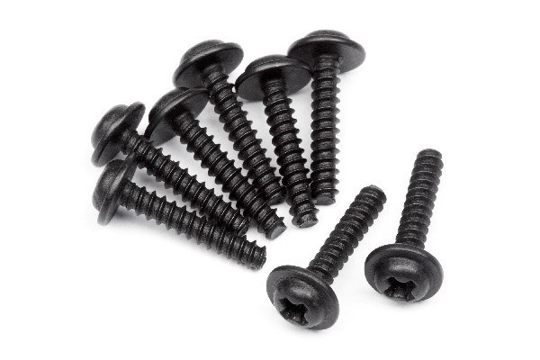 HPI Tp. Flanged Screw M3X15Mm (8Pcs) i gruppen LEGETØJ, BØRN & BABY / Radiostyrede / Reservedele & Ekstra Tilbehør / HPI / Skruer / Befæstning / Skruer hos TP E-commerce Nordic AB (A02503)