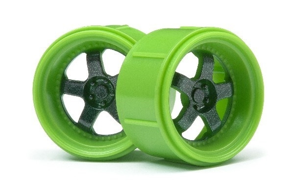 HPI Work Meister S1 Wheel Green (Micro 4Pcs) i gruppen LEGETØJ, BØRN & BABY / Radiostyrede / Reservedele & Ekstra Tilbehør / HPI / Fælge / Onroad hos TP E-commerce Nordic AB (A02544)